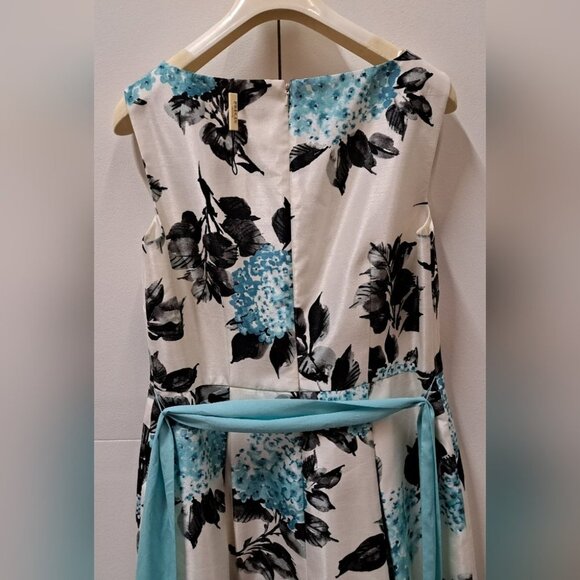 NWT Precis Petite Women's Dress Floral A-Line Sundress Belted Size 10 US - Picture 14 of 14